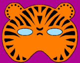 Dibuix Tigre pintat per paula
