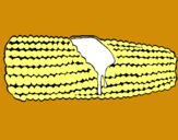 Dibuix Panotxa de blat de moro pintat per yaretziabo