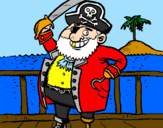 Dibuix Pirata a bord pintat per Capità Garfi