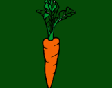 Dibuix pastanaga pintat per charlotte