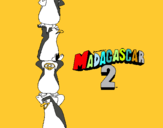Dibuix Madagascar 2 Pingüins pintat per madacar