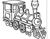 Dibuix Tren pintat per eric n