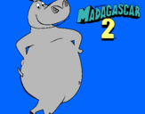 Dibuix Madagascar 2 Gloria pintat per anònim