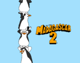 Dibuix Madagascar 2 Pingüins pintat per leslie