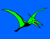 Dibuix Pterodàctil pintat per ROGER  CABRÉ