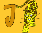 Dibuix Jaguar pintat per laura