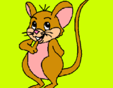 Dibuix Ratolí pintat per ratoncito