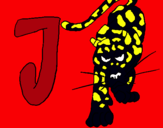 Dibuix Jaguar pintat per julia