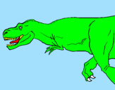 Dibuix Tiranosaure rex pintat per AITOR S