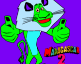 Dibuix Madagascar 2 Alex pintat per jaume  y  jero