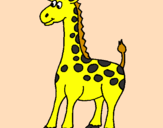 Dibuix Girafa pintat per FIONA