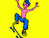 Dibuix Skateboard pintat per gabi 8