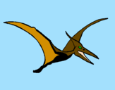 Dibuix Pterodàctil pintat per Bernat