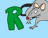 Dibuix Rata pintat per R