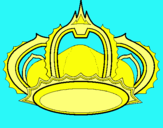 Dibuix Corona reial pintat per disleidy