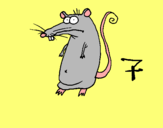 Dibuix Rata pintat per rata