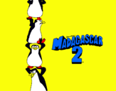 Dibuix Madagascar 2 Pingüins pintat per RAUL LEONEL FUNES ESPINAL