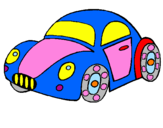 Dibuix Cotxe de joguina  pintat per Laia