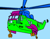 Dibuix Helicòpter al rescat  pintat per ggggggilsabatallanes