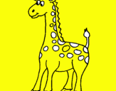 Dibuix Girafa pintat per ivan