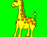Dibuix Girafa pintat per MIREIA
