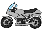 Dibuix Motocicleta pintat per moto Santi