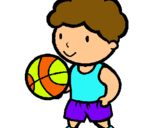 Dibuix Jugador de bàsquet pintat per janaaaaa