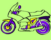 Dibuix Motocicleta pintat per samantha