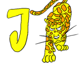 Dibuix Jaguar pintat per Àlex