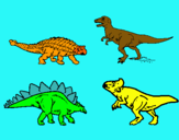 Dibuix Dinosauris de terra pintat per SUPER MARTÍ