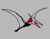 Dibuix Pterodàctil pintat per nil