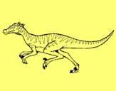 Dibuix Velociraptor  pintat per alex