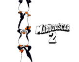 Dibuix Madagascar 2 Pingüins pintat per Iyan