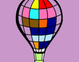 Dibuix Globus aerostàtic pintat per Marta Novell
