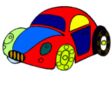 Dibuix Cotxe de joguina  pintat per Jordi Ledesma