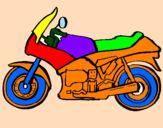 Dibuix Motocicleta pintat per LUCCA