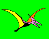 Dibuix Pterodàctil pintat per martina
