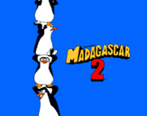 Dibuix Madagascar 2 Pingüins pintat per lara y aitana garcia