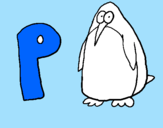 Dibuix Pingüi pintat per laura .g.