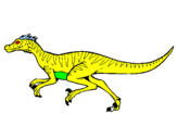 Dibuix Velociraptor  pintat per eric