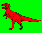 Dibuix Tiranosaurus Rex pintat per miquel