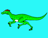 Dibuix Velociraptor  pintat per t-rex