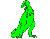 Dibuix Tiranosaurios rex  pintat per alvaro