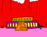 Dibuix La Vall dels Reis pintat per AINARA