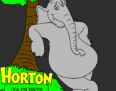 Dibuix Horton pintat per jaume