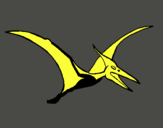 Dibuix Pterodàctil pintat per maxi