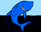 Dibuix Tiburón pintat per tibu