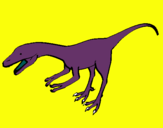 Dibuix Velociraptor II  pintat per mark
