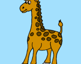 Dibuix Girafa pintat per QUERALT