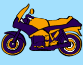 Dibuix Motocicleta pintat per berta olot